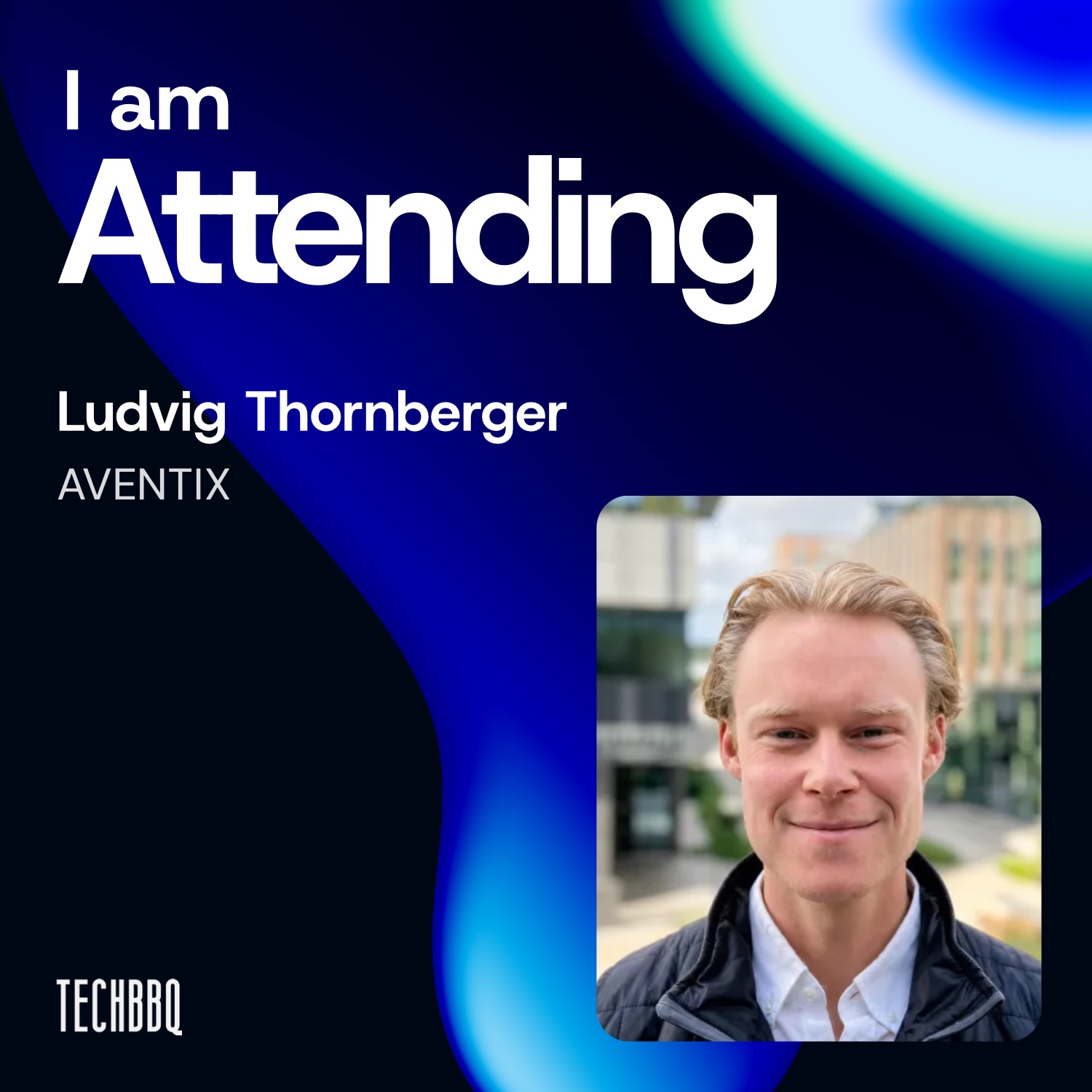 Ludvig Thornberger attending TechBBQ